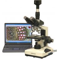 [아마존베스트]AmScope 40X-2000X Lab Clinic Veterinary Trinocular Microscope with 10MP Camera