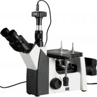 [아마존베스트]AmScope 50X-1250X Inverted Trinocular Metallurgical Microscope + 18MP Camera