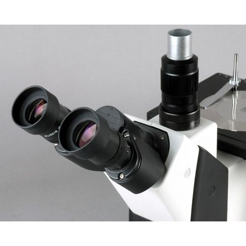  [아마존베스트]AmScope 50X-1250X Inverted Trinocular Metallurgical Microscope + 18MP Camera