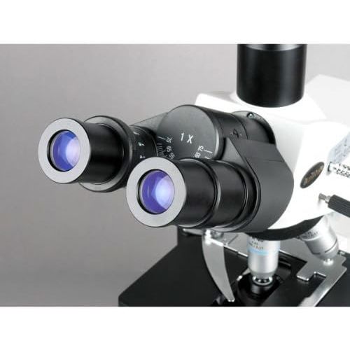  [아마존베스트]AmScope T690C-M Digital Trinocular Compound Microscope, 40X-2500X Magnification, WH10x and WH25x Super-Widefield Eyepieces, Infinity Objectives, Brightfield, Kohler Condenser, Doub