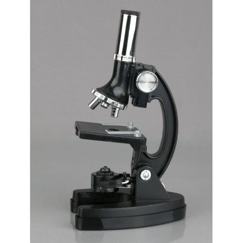  [아마존베스트]AmScope 120X-1200X 52-pcs Kids Beginner Microscope STEM Kit with Metal Body Microscope, Plastic Slides, LED Light and Carrying Box (M30-ABS-KT51),Black