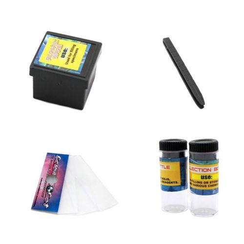  [아마존베스트]AmScope-ETXWJ04 IQCREW 100X-1200X LED Kids Beginner Microscope Toy Set + Slides Preparation Kit