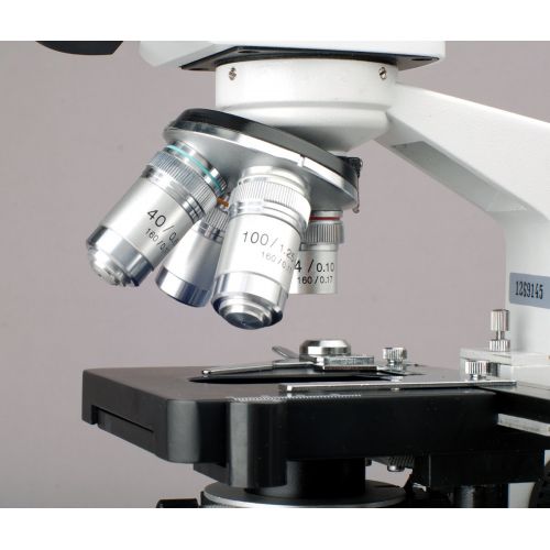  [아마존베스트]AmScope 40X-2500X LED Digital Binocular Compound Microscope w 3D Stage + 5MP USB Camera