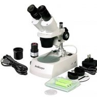AmScope5X-10X-15X-30X Cordless LED Stereo Microscope with Camera by AmScope