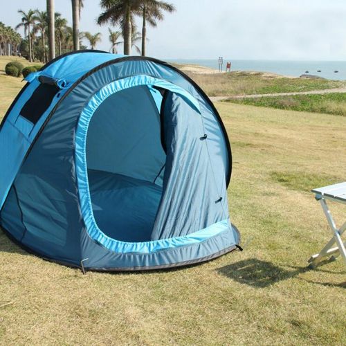  Amagoing Ezyoutdoor 3 Person Tent Large Pop Up Camping Hiking Tent Automatic Instant Setup Easy Fold back Shelter with Gift Mat Pad