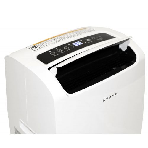  Amana AMAP081AW Portable Air Conditioner with Remote Control in White for Rooms up to 250-Sq. Ft.