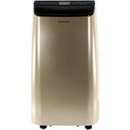 Amana AMAP121AD Portable Air Conditioner with Remote Control in GoldBlack for Rooms up to 350 -Sq. Ft.