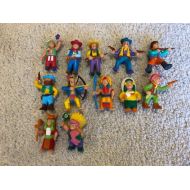 AmandaclearTreasures 1992 Soma Cowboys and Indians vinyl 12 figures