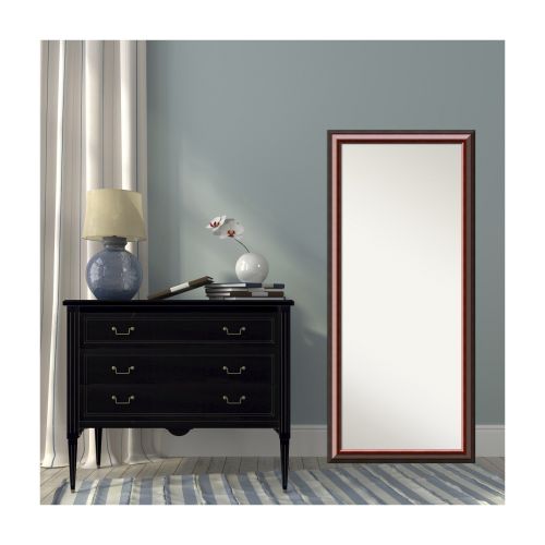  Amanti Art Full Length Mirror | Solid Wood Full Body Mirror | Cyprus Walnut Mirror Full Length | Floor Length Mirror 28.88 x 64.88