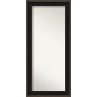 Amanti Art Mezzanine Floor/Leaner Mirror Full Length Brown