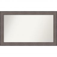 Amanti Art Outer 48 x 29 Wall Mirror, Choose Your Custom Size Extra Large, Country Barnwood Wood