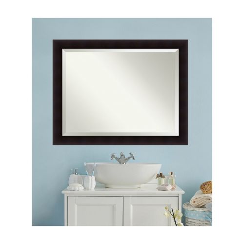  Amanti Art 3940075 Bathroom Mirror Oversize Large-46 x 36 Portico Espresso