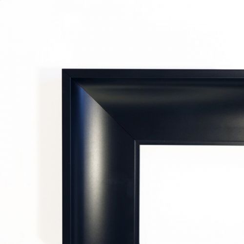  Amanti Art Wall Mirror Extra Large, Manteaux Black Wood: Outer Size 40 x 28