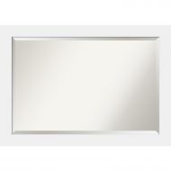 Amanti Art Bathroom Mirror Extra Large, Corvino White: Outer Size 41 x 29