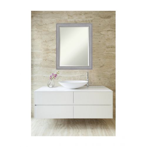  Amanti Art Graywash Wall Mirror Medium Large Large-22 x 28