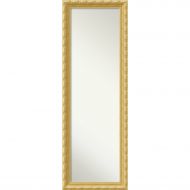 Amanti Art On The Full Length Outer Size 18 x 52 Door/Wall Mirror, Versailles Gold: 18x52