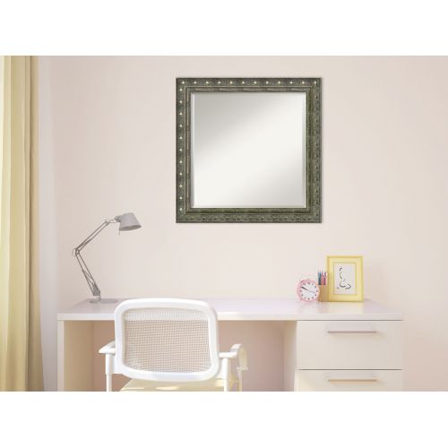  Amanti Art Framed Mirrors for Wall | Barcelona Champagne Mirror for Wall | Solid Wood Wall Mirrors | Large Wall Mirror 40.38 x 28.38