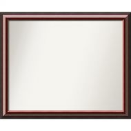 Amanti Art Wall Mirror, Choose Your Custom Large, Cambridge Mahogany Wood: Outer Size 42 x 32