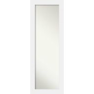 Amanti Art Full Length Mirror | Corvino White Mirror Full Length | Solid Wood Full Body Mirror | On The Door Mirror 18.88 x 52.88 in.