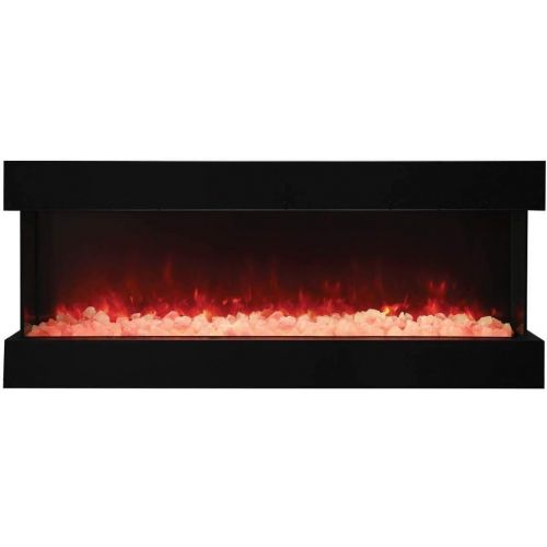  Amantii Tru-View Series XL Extra Tall Built-in 3-Sided Electric Fireplace (88-TRV-XT-XL-DESIGN-MEDIA-BIRCH-15PCE), 88-Inch, Birch Log Media