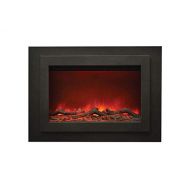 Amantii Zero Clearance Electric Fireplace with Surround (ZC-FM-37), 33-Inch