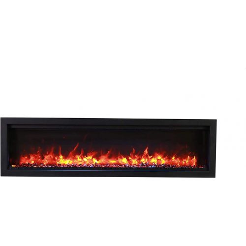  Amantii SYM-50 Bespoke Electric Fireplace ? 50″ Clean Face Design Integrity, Quality Craftsmanship & Attention to Detail