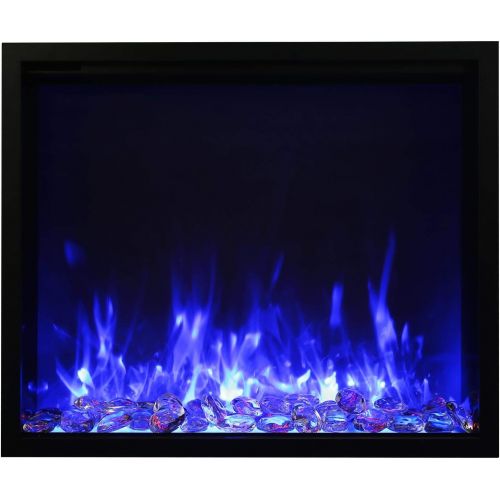  Amantii TRD-48 Traditional Series Built-in Electric Fireplace with Logs (TRD-48), 48-Inch