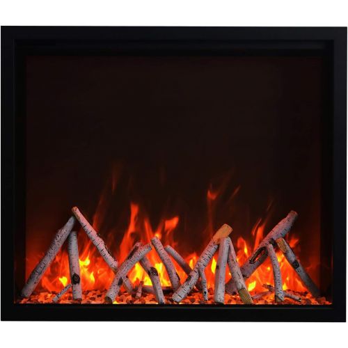  Amantii TRD-48 Traditional Series Built-in Electric Fireplace with Logs (TRD-48), 48-Inch