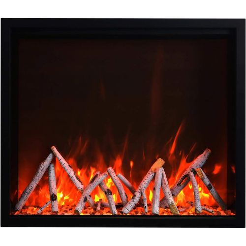  Amantii TRD-48 Traditional Series Built-in Electric Fireplace with Logs (TRD-48), 48-Inch