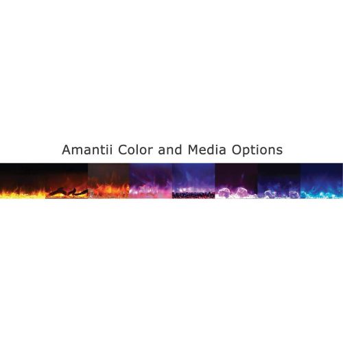  Amantii INSERT-30-4026-BG-EMBER Insert Series Electric Fireplace Ember Media Kit, 30-Inch