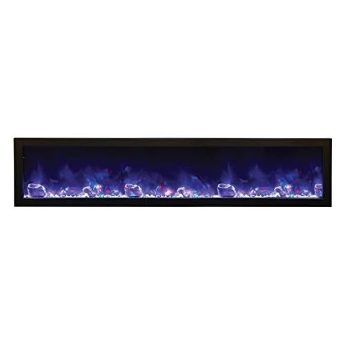  Amantii BI-88-DEEP - 88 Wide x 12 deep Electric Fireplace