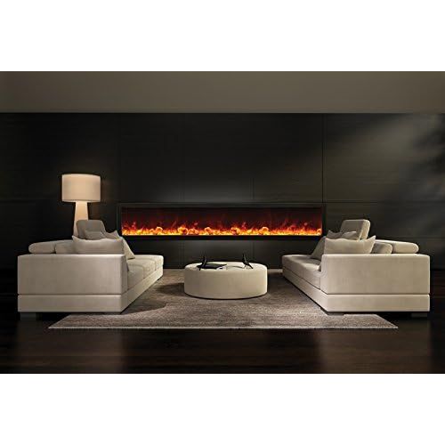  Amantii BI-88-DEEP - 88 Wide x 12 deep Electric Fireplace