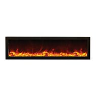 Amantii BI-60-SLIM Electric Fireplace - 60 Wide x 6 3/4 deep