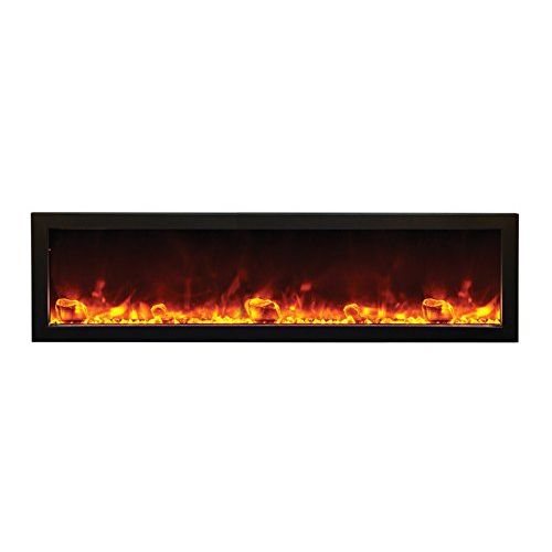  Amantii BI-60-SLIM Electric Fireplace - 60 Wide x 6 3/4 deep