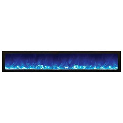  Amantii BI-60-SLIM Electric Fireplace - 60 Wide x 6 3/4 deep