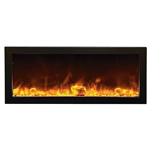  Amantii BI-60-SLIM Electric Fireplace - 60 Wide x 6 3/4 deep