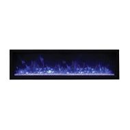 Amantii Panorama Indoor/Outdoor Extra Slim Built in Electric Fireplace (BI-60-XTRASLIM), 60-Inch