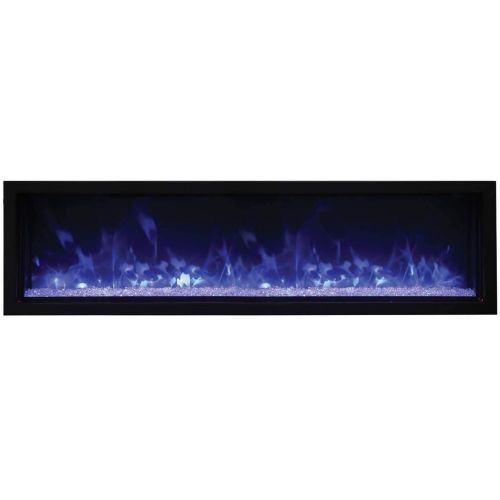  Amantii Panorama Indoor/Outdoor Extra Slim Built in Electric Fireplace (BI-60-XTRASLIM), 60-Inch