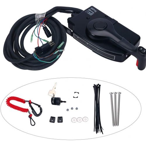  Amarine-made 881170A15 Boat Motor Side Mount Remote Control Box with 8 Pin for Mercury Outboard Engine