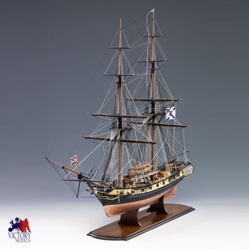  Mercury Russian Brig - Wooden Model Ship Kit by Amati