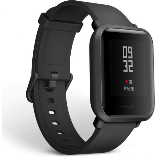  [아마존핫딜][아마존 핫딜] Amazfit Bip Smartwatch by Huami with All-Day Heart Rate and Activity Tracking, Sleep Monitoring, GPS, Ultra-Long Battery Life, Bluetooth, US Service and Warranty (A1608 Black)