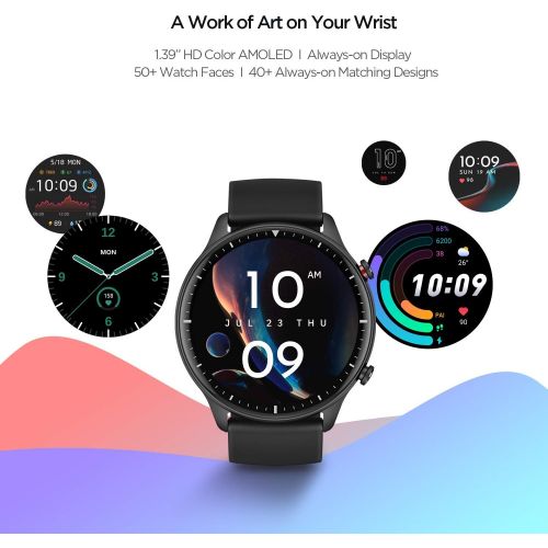  [아마존베스트]Amazfit GTR 2 Smart Watch with Bluetooth Call Function, Sports Watch with 12 Sports Modes, Fitness Tracker with Blood Oxygen Saturation Monitor, 3GB Music Memory for Men, Women