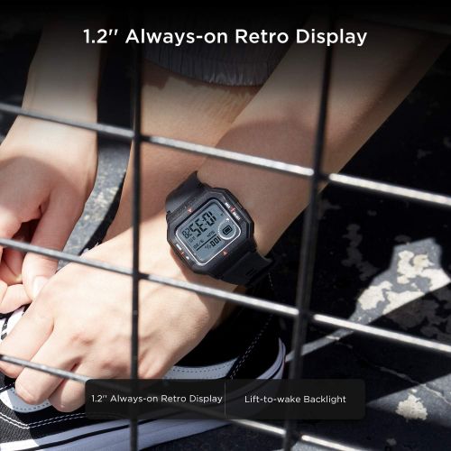  [무료배송]Amazfit Neo Fitness Retro Smartwatch with Real-Time Workout Tracking, Heart Rate and Sleep Monitoring, 28-Day Battery Life, Smart Notifications, 1.2 Always-On Display, Water Resist