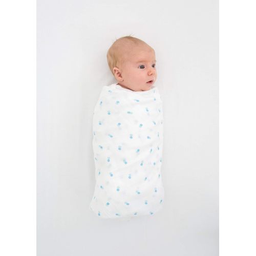  Amazing Baby Gift Set, 3-Piece Set, Cotton Sleeping Sack, Muslin Swaddle, Cellular Blanket, Sunwashed Blue