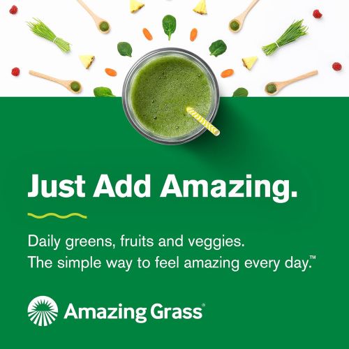  Amazing Grass Green SuperFood Original, 60 Servings, 17 Ounce