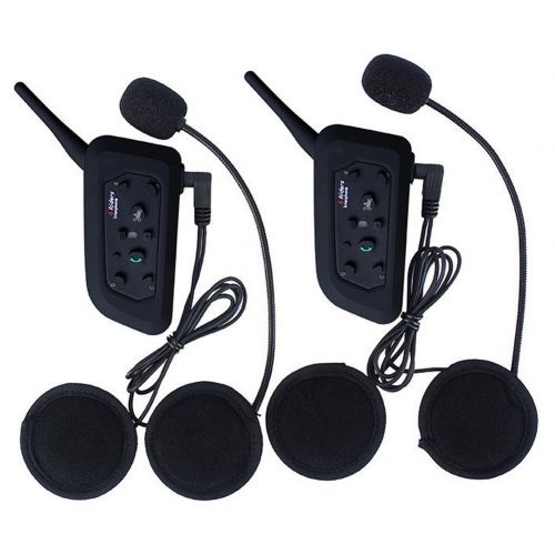  Amazingbuy 2 Sets Vnetphone V6 BT Intercom Bluetooth Interphone 1200M Range 6 Riders Motorcycle Helmet - Motorcycle Snowmobile Multi Interphone Headsets 6 Riders. Great for Skiing