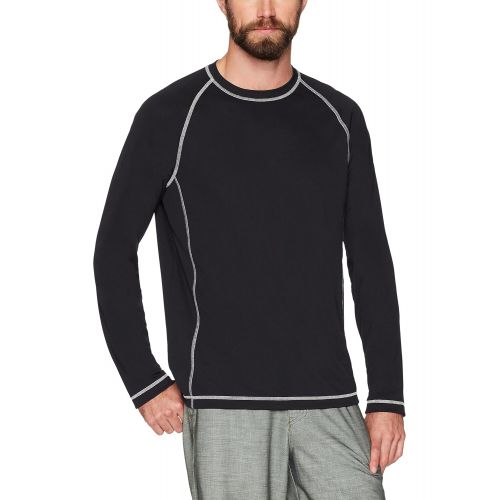  Amazon+Essentials Amazon Essentials Mens Long-Sleeve Quick-Dry UPF 50 Swim Tee