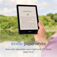 Amazon Kindle Paperwhite (16 GB) - Now with a larger display, adjustable warm light, increased battery life, and faster page turns - Without Lockscreen Ads - Black