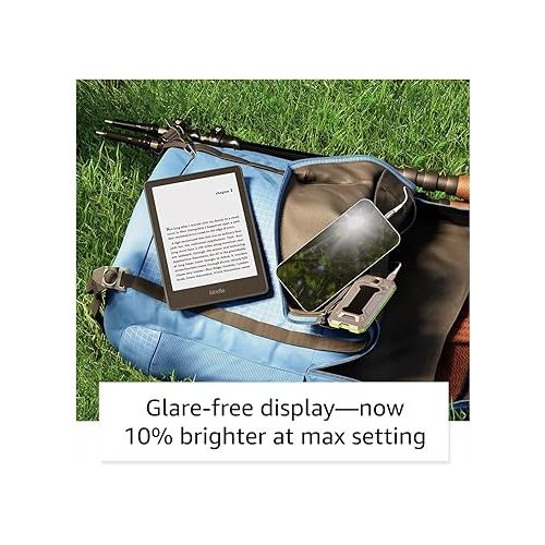  Amazon Kindle Paperwhite (16 GB) - Now with a larger display, adjustable warm light, increased battery life, and faster page turns - Without Lockscreen Ads - Black