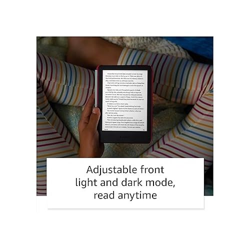  Kindle Kids (2022 release) - If it breaks, we will replace it, includes ad-free books, cover and adjustable light - Space Whale